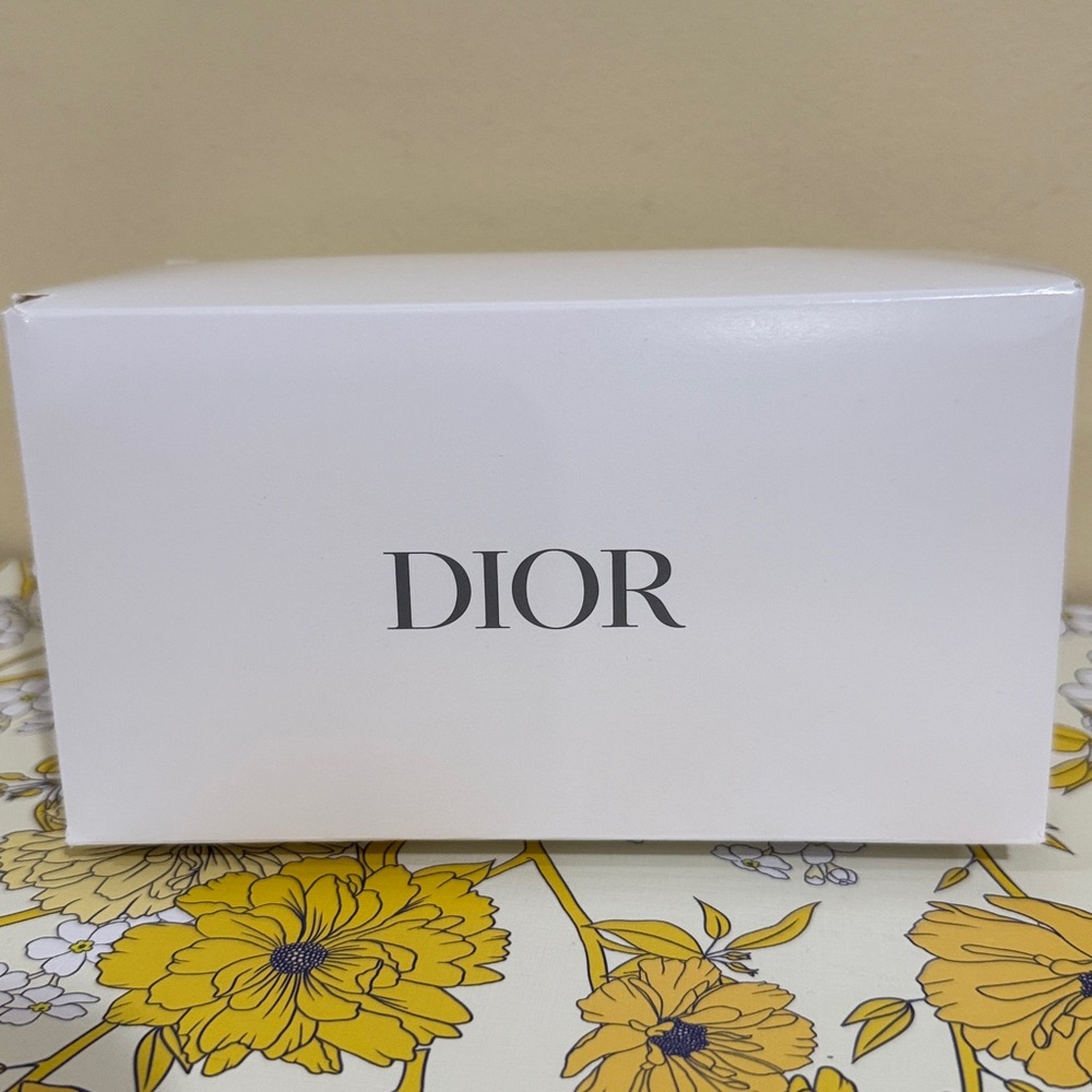 Dior Elegant White Cosmetic Case Dior mini Handbag Dior Clutch Gift ready Dior - Picture 11 of 12